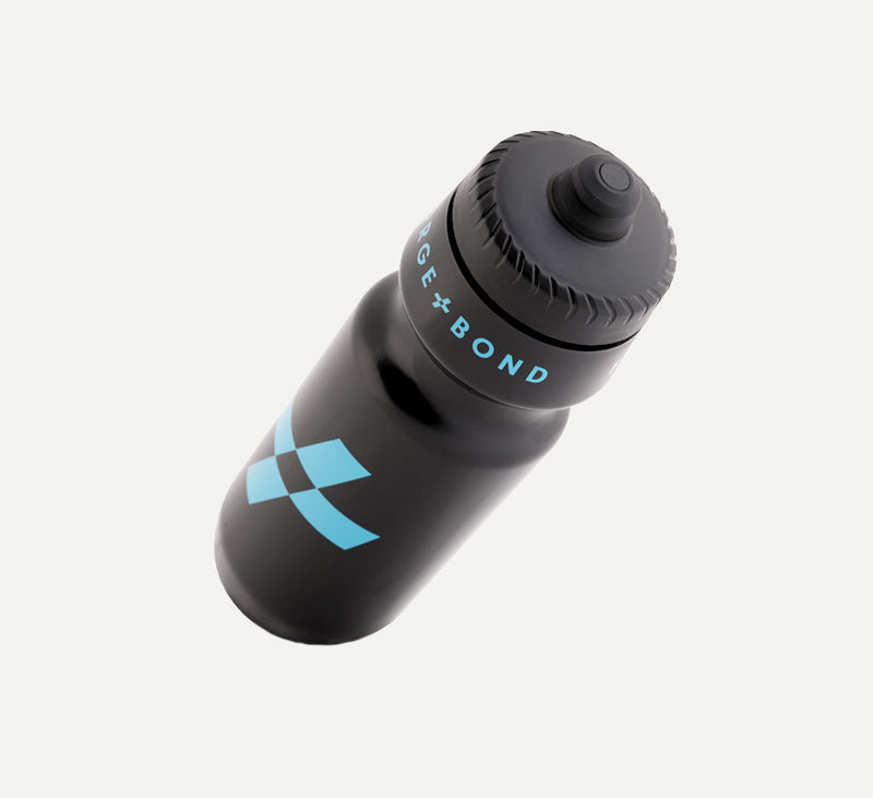 F+B Water Bottle black-blue